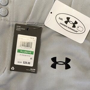 Under Armour Light Gray Polo with Black Logo